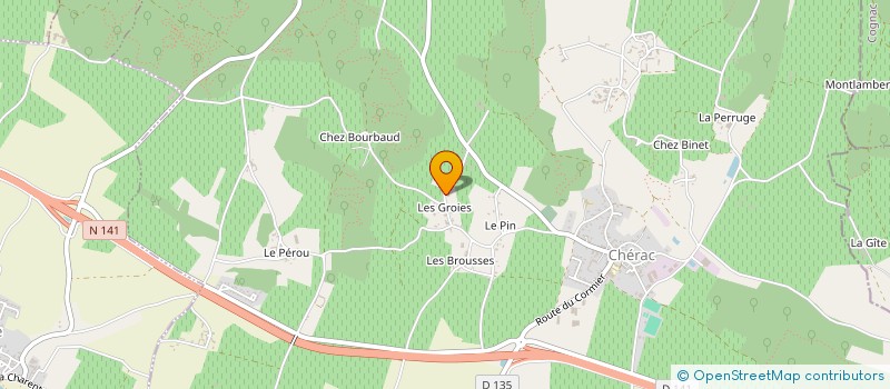 localisation de l'entreprise MONSIEUR ANTHONY AVENEL  CHERAC