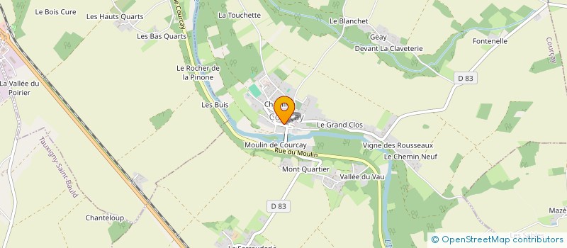 localisation de l'entreprise MONSIEUR ANTHONY AVENET  COURCAY