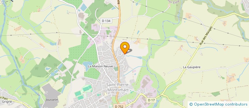 localisation de l'entreprise MONSIEUR ANTHONY AVRILLAULT à MONTREVAULT-SUR-EVRE