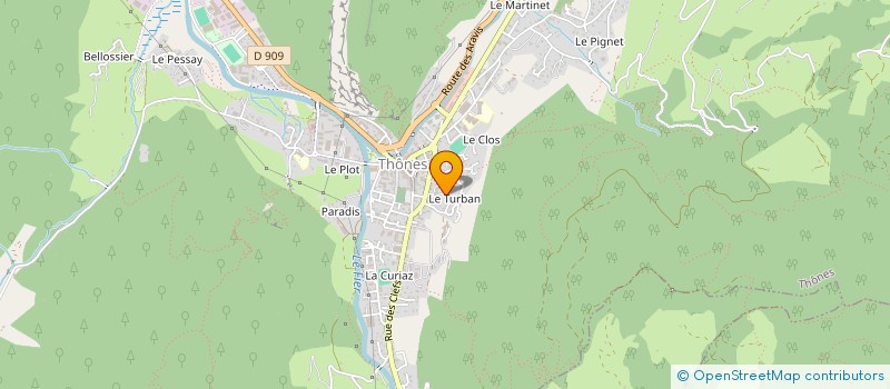 localisation de l'entreprise MONSIEUR ANTHONY AVRILLON  THONES