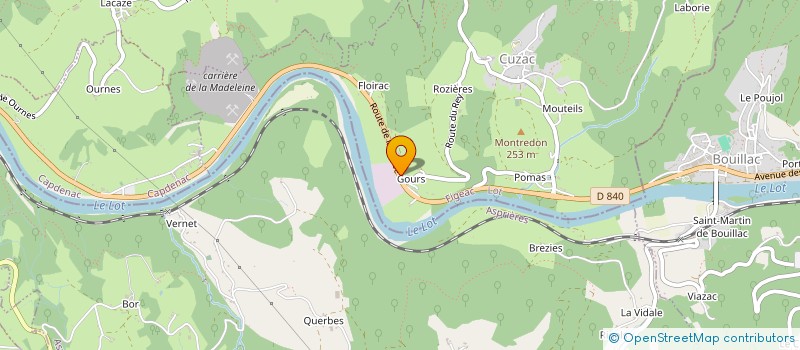 localisation de l'entreprise MONSIEUR ANTHONY AZA  CUZAC