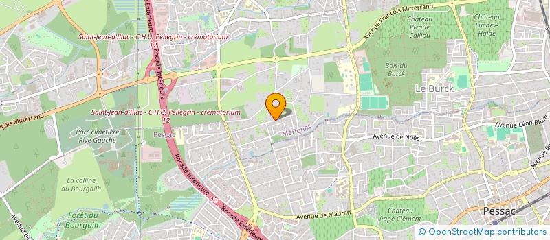 localisation de l'entreprise MONSIEUR ANTHONY AZAIS  MERIGNAC