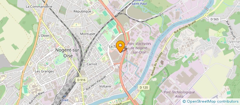 localisation de l'entreprise MONSIEUR ANTHONY AZZARO  NOGENT-SUR-OISE