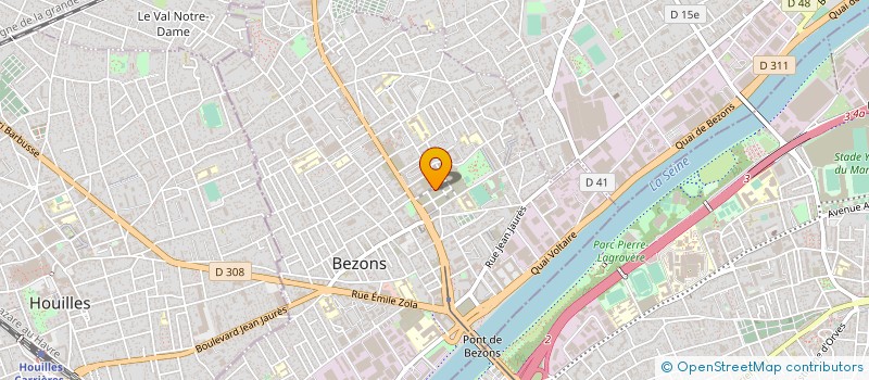 localisation de l'entreprise MONSIEUR ANTHONY BABEL  BEZONS