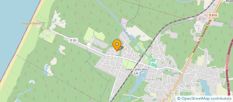 localisation de l'entreprise MONSIEUR ANTHONY BACH  ONDRES