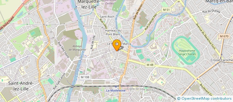 localisation de l'entreprise MONSIEUR ANTHONY BACHELET à MARCQ-EN-BARŒUL