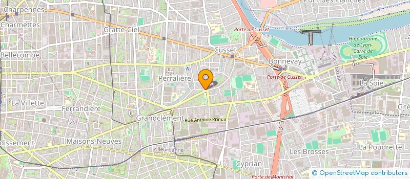 localisation de l'entreprise MONSIEUR ANTHONY BACON  VILLEURBANNE