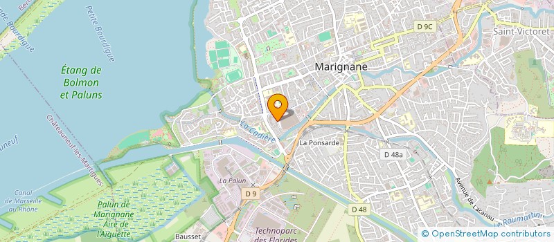 localisation de l'entreprise MONSIEUR ANTHONY BAGGIERI  MARIGNANE