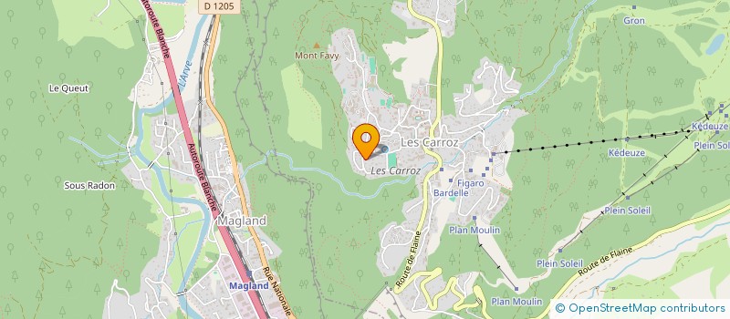 localisation de l'entreprise MONSIEUR ANTHONY BAL  ARACHES-LA-FRASSE