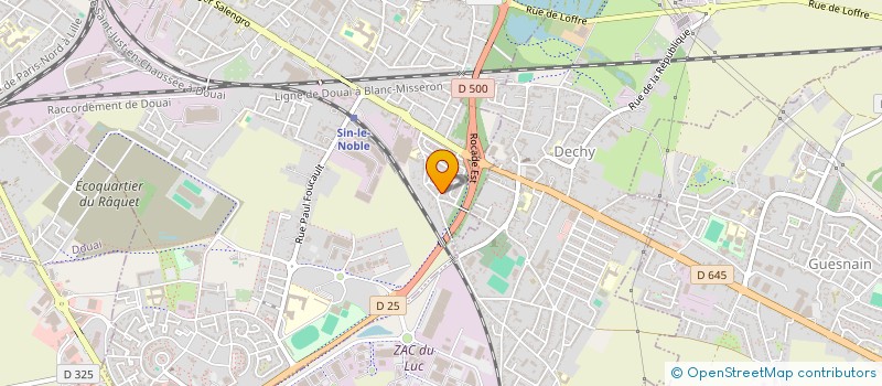 localisation de l'entreprise MONSIEUR ANTHONY BALLOY  SIN-LE-NOBLE