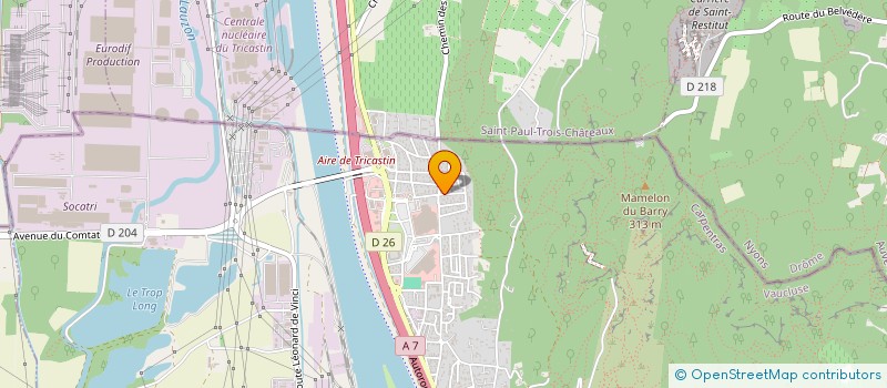 localisation de l'entreprise MONSIEUR ANTHONY BALME DU GARAY  BOLLENE