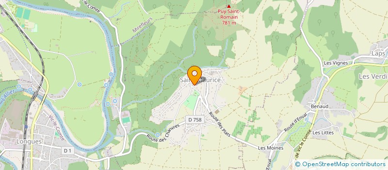localisation de l'entreprise MONSIEUR ANTHONY BAPT à SAINT-MAURICE