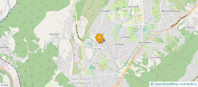 localisation de l'entreprise MONSIEUR ANTHONY BAPTISTE  SAINT-MARTIN-DE-VALGALGUES