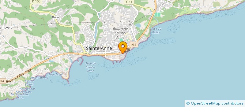 localisation de l'entreprise MONSIEUR ANTHONY BARBEDIENNE à SAINTE-ANNE