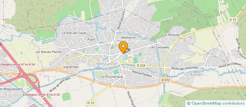 localisation de l'entreprise MONSIEUR ANTHONY BARBERA à PELISSANNE