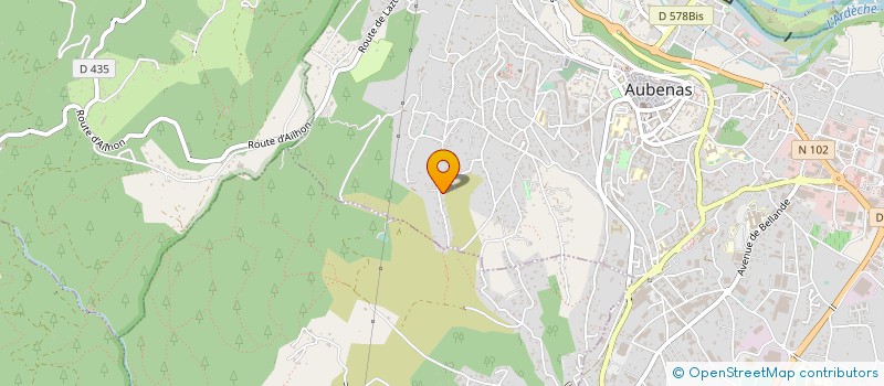 localisation de l'entreprise MONSIEUR ANTHONY BARBERA  AUBENAS