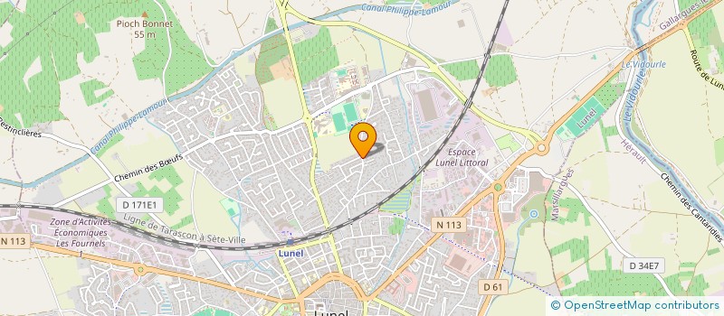 localisation de l'entreprise MONSIEUR ANTHONY BARBOTTI  LUNEL