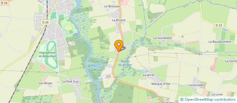localisation de l'entreprise MONSIEUR ANTHONY BAREL à NORT-SUR-ERDRE