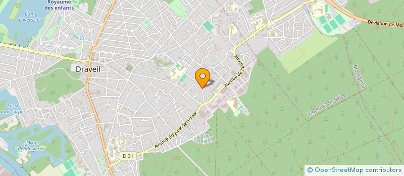 localisation de l'entreprise MONSIEUR ANTHONY BARET à DRAVEIL