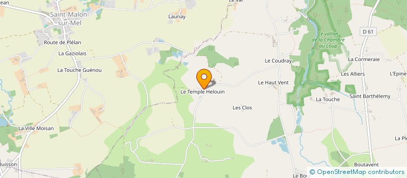 localisation de l'entreprise MONSIEUR ANTHONY BARILLE  IFFENDIC