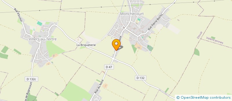 localisation de l'entreprise MONSIEUR ANTHONY BARRA à MONCHECOURT