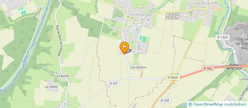 localisation de l'entreprise MONSIEUR ANTHONY BARRASSIN  LAIZE-CLINCHAMPS