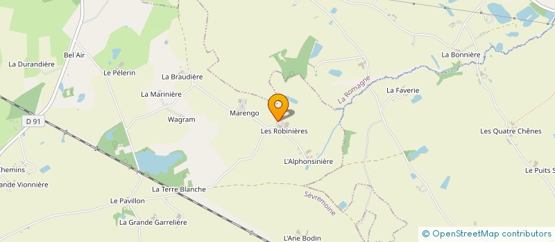 localisation de l'entreprise MONSIEUR ANTHONY BARRAUD à SEVREMOINE