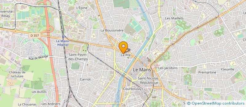 localisation de l'entreprise MONSIEUR ANTHONY BARRAULT à LE MANS