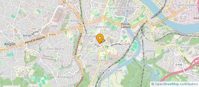 localisation de l'entreprise MONSIEUR ANTHONY BARREAU  BAYONNE