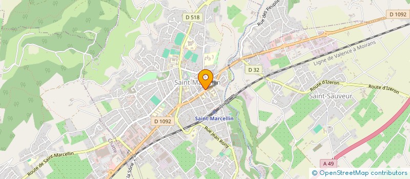 localisation de l'entreprise MONSIEUR ANTHONY BARRUEL-BRUSSIN  SAINT-MARCELLIN