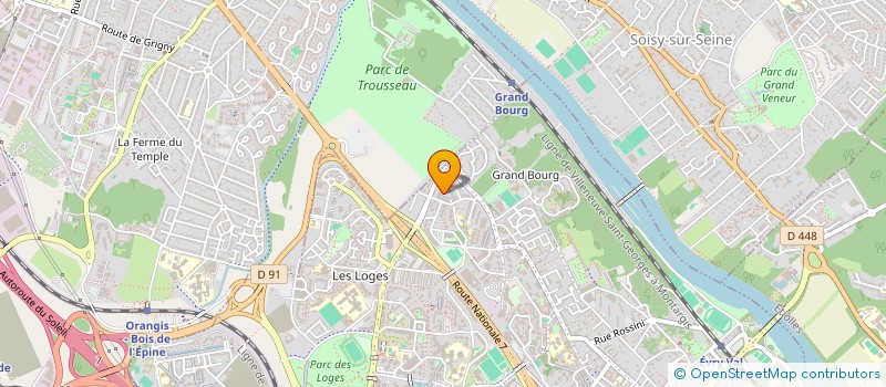 localisation de l'entreprise MONSIEUR ANTHONY BASTIANAAGGI  EVRY-COURCOURONNES