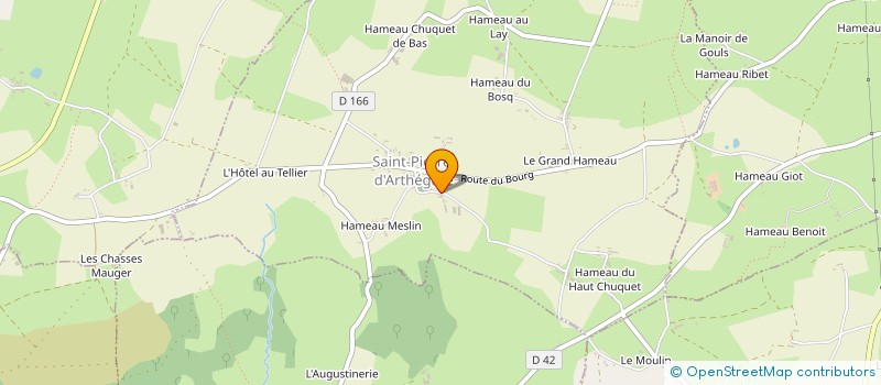 localisation de l'entreprise MONSIEUR ANTHONY BATAILLE  SAINT-PIERRE-D'ARTHEGLISE