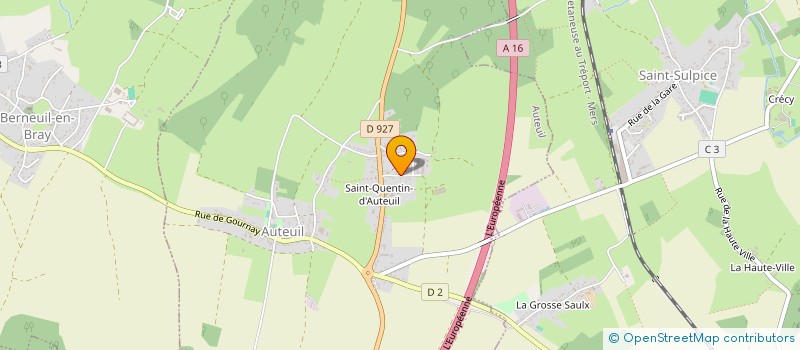 localisation de l'entreprise MONSIEUR ANTHONY BAUDE  AUTEUIL