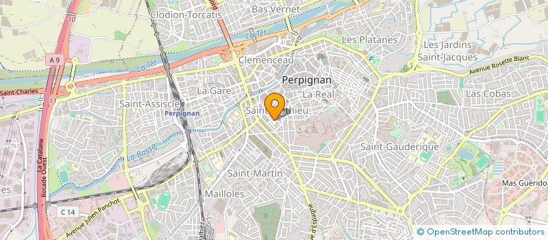 localisation de l'entreprise MONSIEUR ANTHONY BAUDOUL  PERPIGNAN