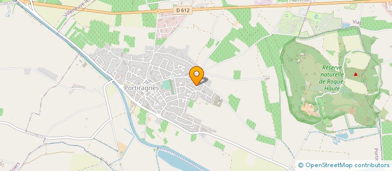 localisation de l'entreprise MONSIEUR ANTHONY BAZERQUE  PORTIRAGNES