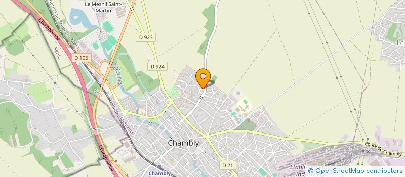 localisation de l'entreprise MONSIEUR ANTHONY BEAUGENDRE  CHAMBLY