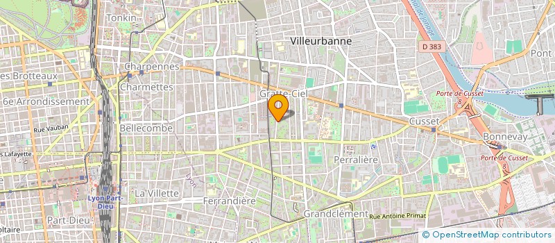 localisation de l'entreprise MONSIEUR ANTHONY BEAURENAULT  VILLEURBANNE