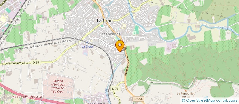 localisation de l'entreprise MONSIEUR ANTHONY BEAUVAIS  LA CRAU