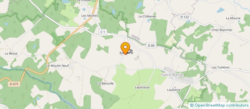 localisation de l'entreprise MONSIEUR ANTHONY BECHU à SAINT-BAZILE