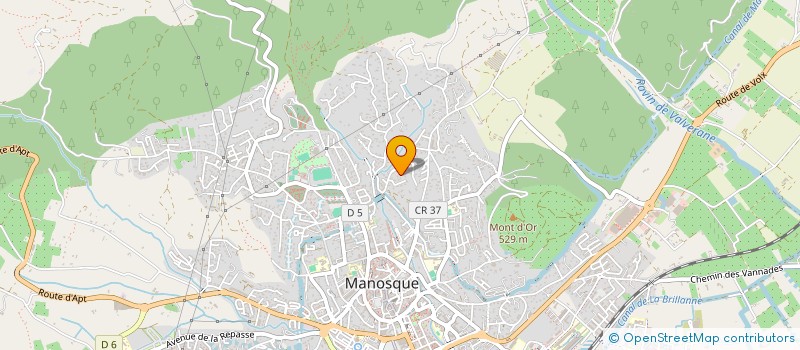 localisation de l'entreprise MONSIEUR ANTHONY BECU à MANOSQUE