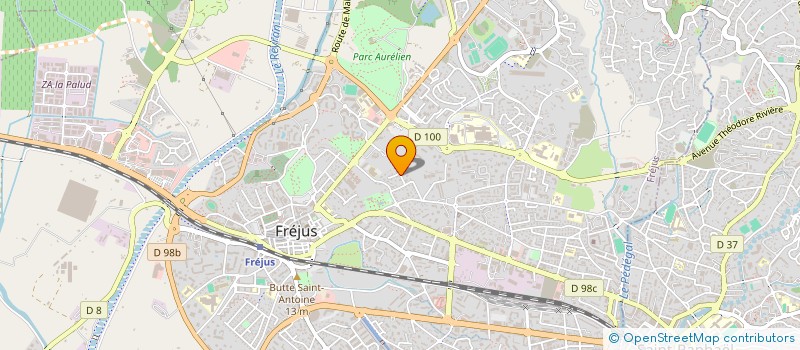 localisation de l'entreprise MONSIEUR ANTHONY BEDIER  FREJUS