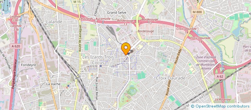 localisation de l'entreprise MONSIEUR ANTHONY BEGUE  TOULOUSE