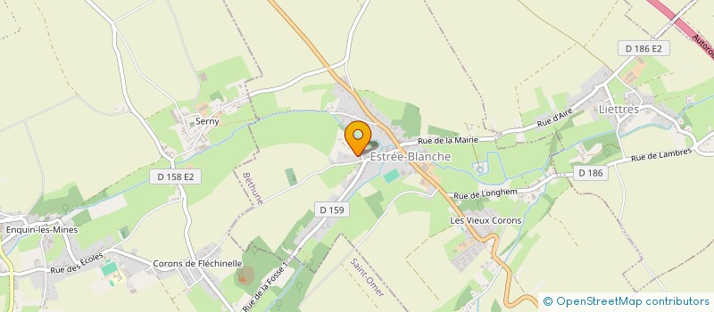 localisation de l'entreprise MONSIEUR ANTHONY BEHAGUE  ESTREE-BLANCHE