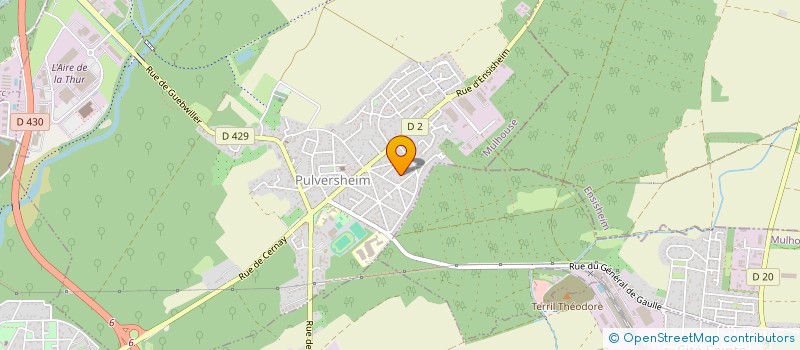 localisation de l'entreprise MONSIEUR ANTHONY BEHE  PULVERSHEIM