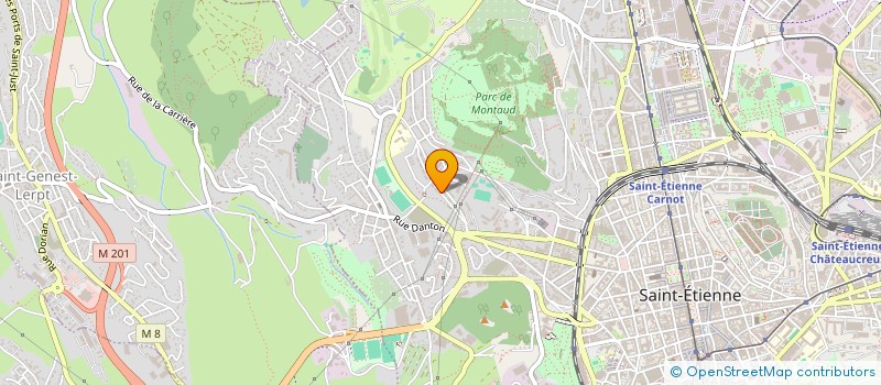 localisation de l'entreprise MONSIEUR ANTHONY BELHADJ à SAINT-ETIENNE