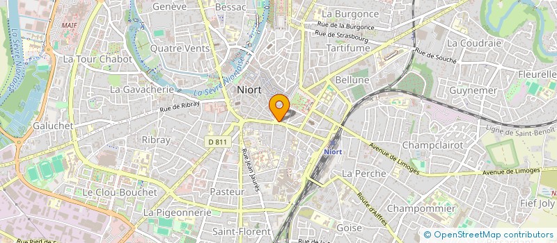 localisation de l'entreprise MONSIEUR ANTHONY BELHADJ  NIORT