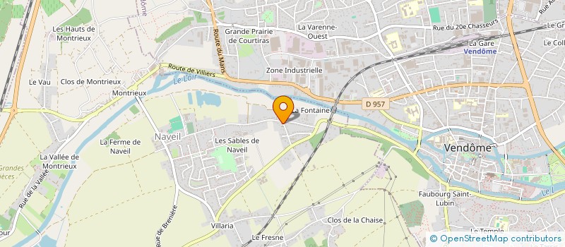 localisation de l'entreprise MONSIEUR ANTHONY BELLANGER  NAVEIL