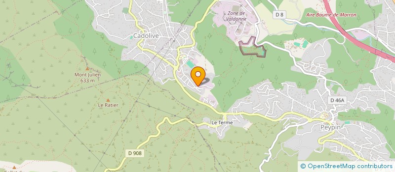 localisation de l'entreprise MONSIEUR ANTHONY BELLIA  CADOLIVE