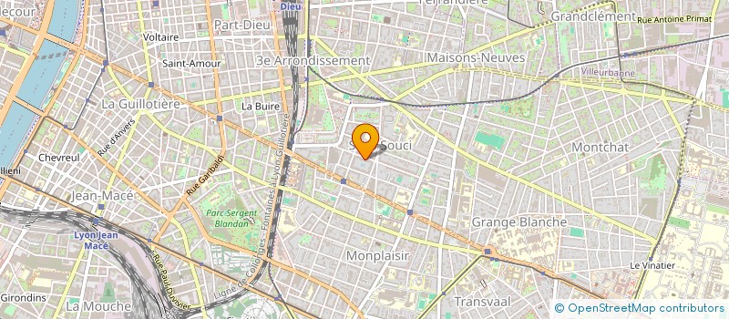 localisation de l'entreprise MONSIEUR ANTHONY BELLON  LYON