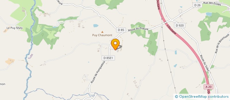 localisation de l'entreprise MONSIEUR ANTHONY BELLONIE  SALON-LA-TOUR